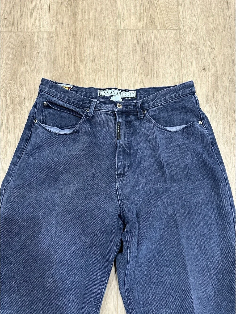 USA Vintage Z. Cavaricci 1980s High Waisted Tapered Jean Size 35x33